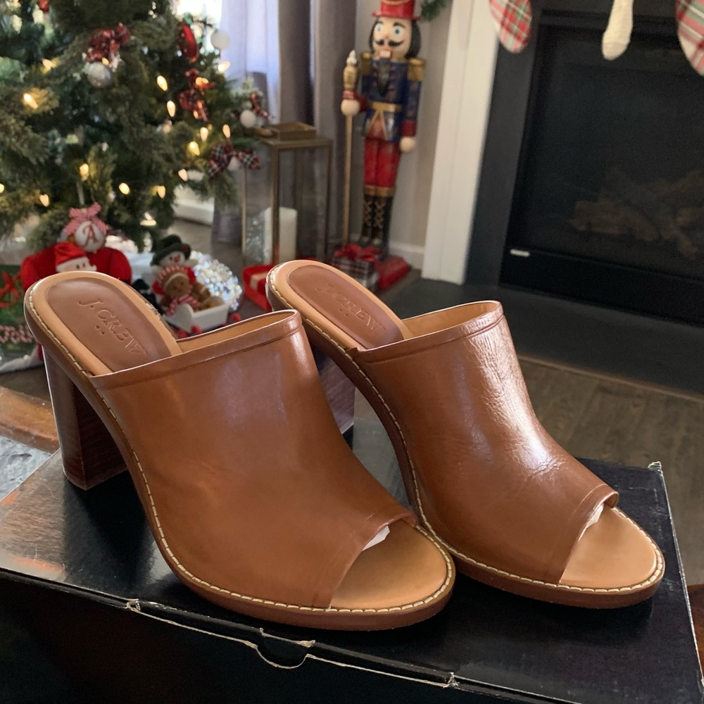 J.Crew Merchant Leather Margo Mules